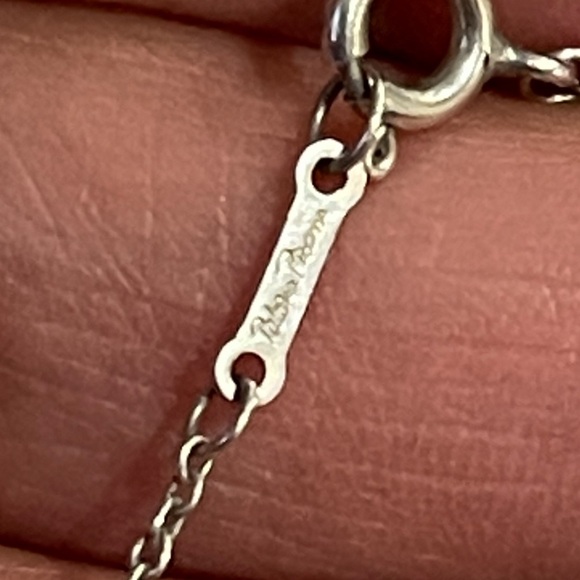 Vintage Tiffany & Co.  Pablo Picasso X Silver 16" Necklace with Box/cloth pouch - Picture 9 of 10